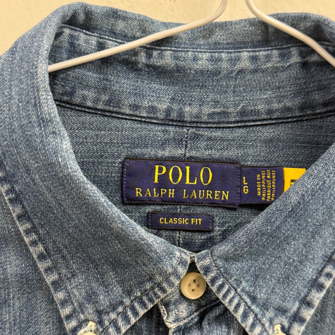 폴로 랄프로렌 데님 셔츠 L 상품이미지3