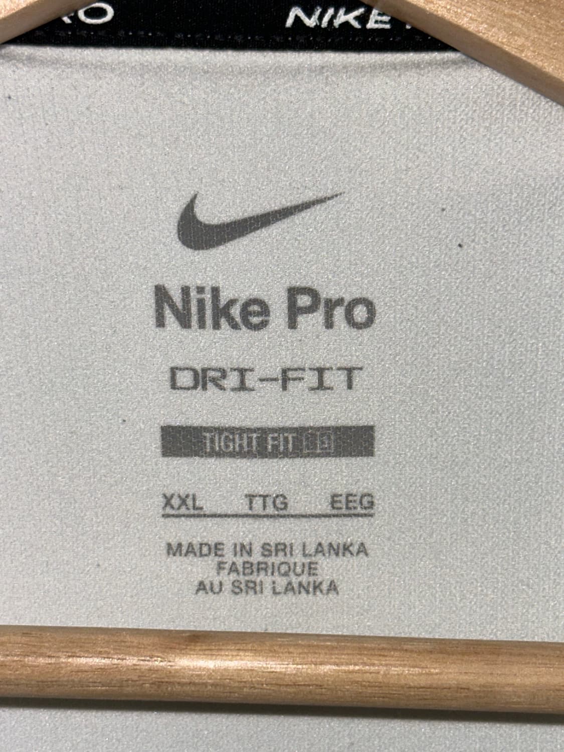 (2XL) 나이키 프로 탑 SS 타이트 NFS 블랙 러닝 셔츠 상품이미지4