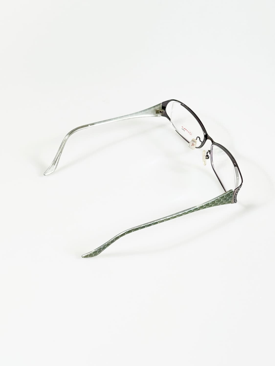 CAMO 슬림 스퀘어 건메탈 프레임 빈티지 안경 상품이미지4