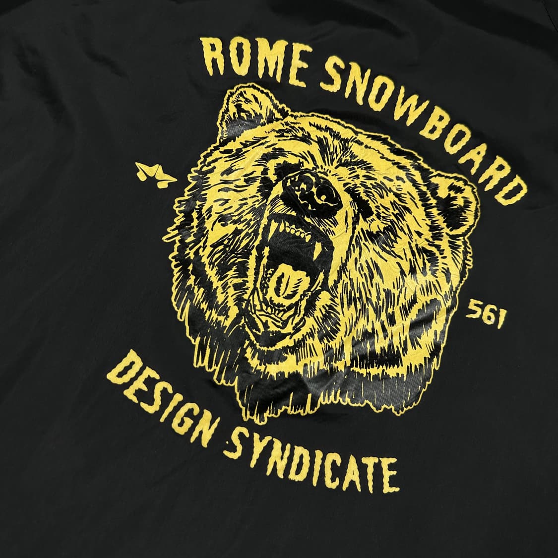 실측2XL JPN 재팬 베어 빈티지 프린팅 코치자켓 상품이미지4