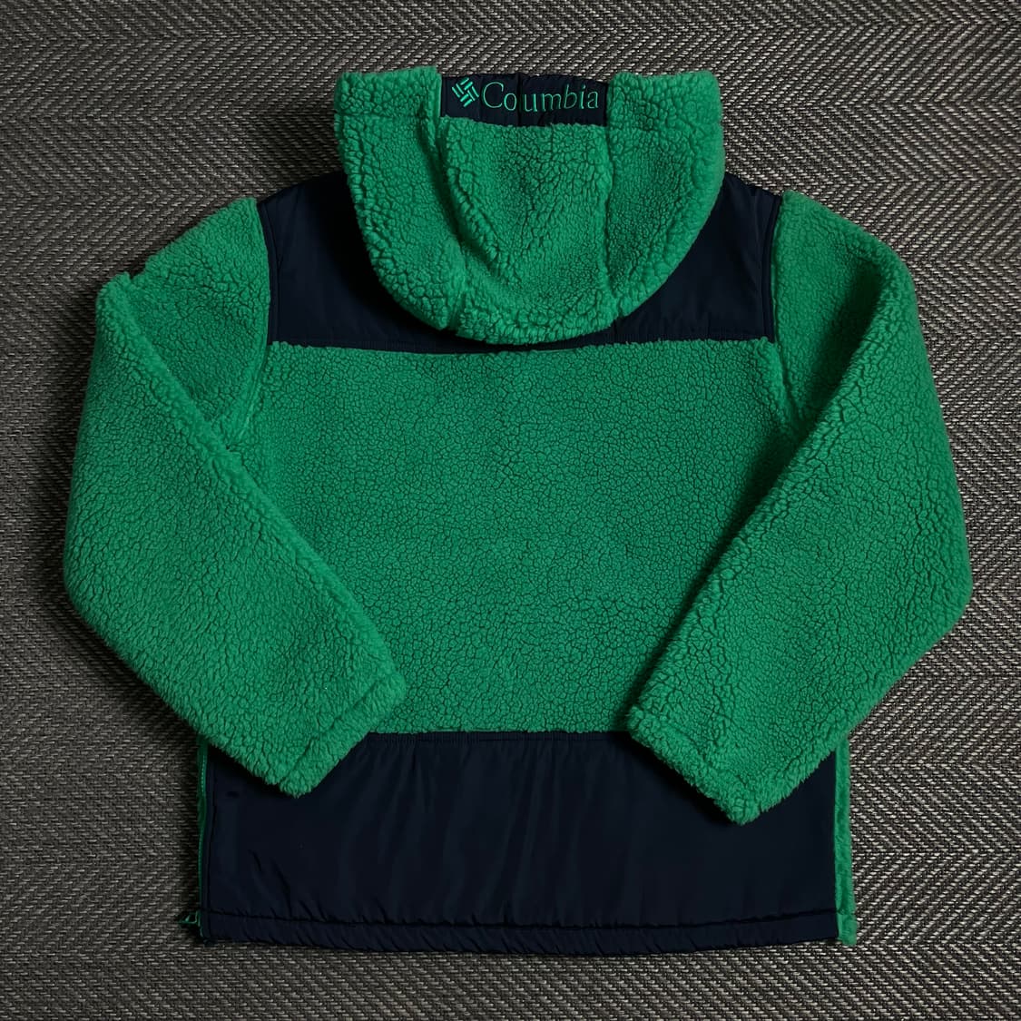 컬럼비아 박시핏 쉐르파 플리스 아노락 그린 y 4788 상품이미지6