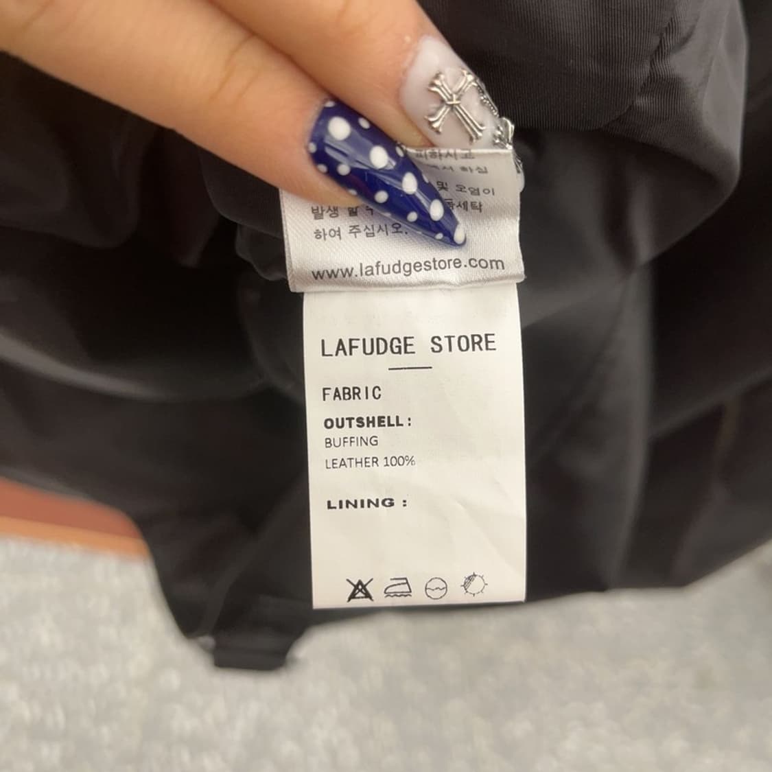 라퍼지스토어 스트릿힙 모던락시크 버핑레더 라이더자켓 M C08615 상품이미지6