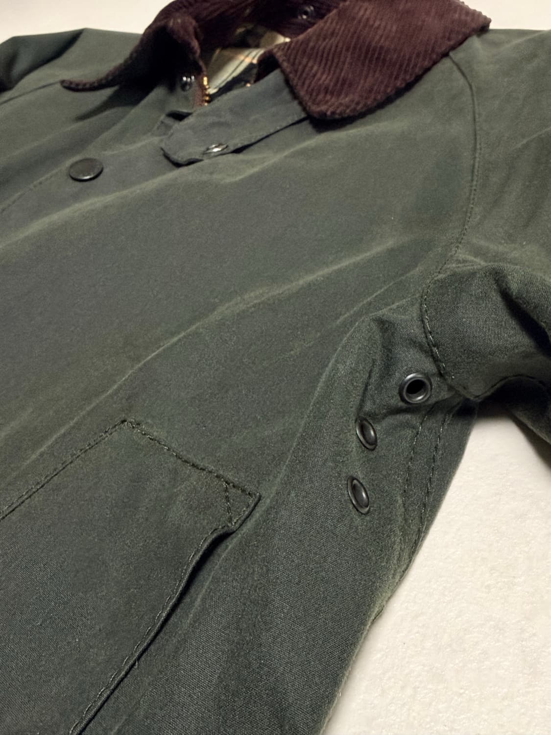 바버 뷰포트 36 왁스자켓 세이비그린 상품이미지5