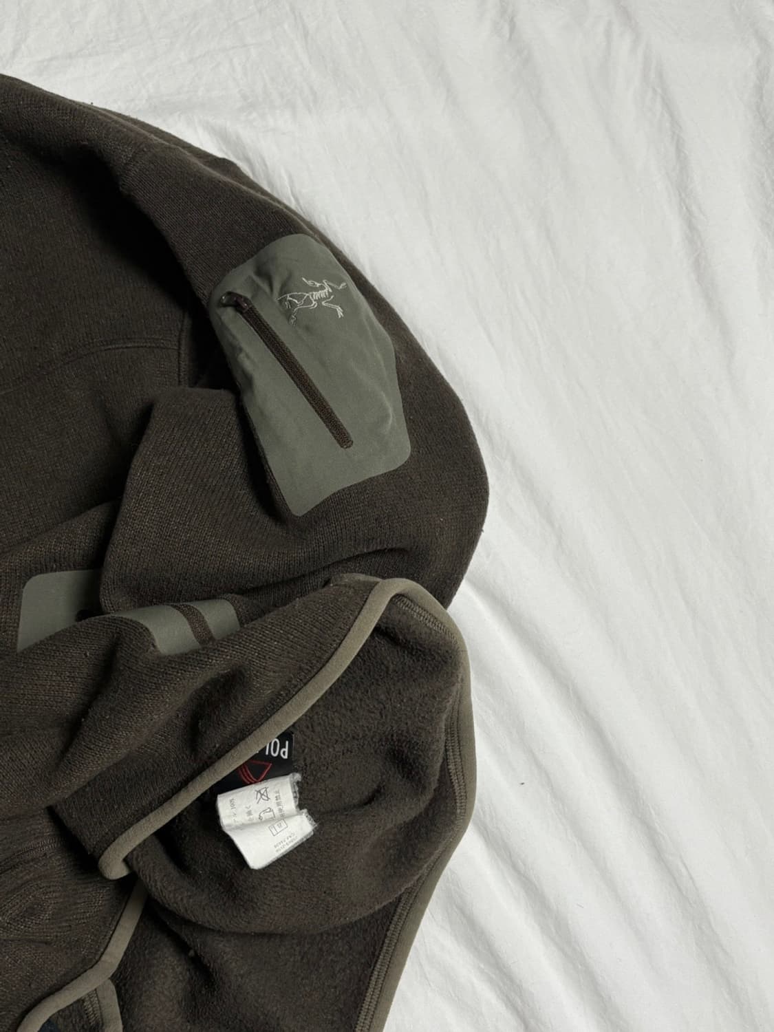 아크테릭스 브라운 카키 집업 상품이미지5