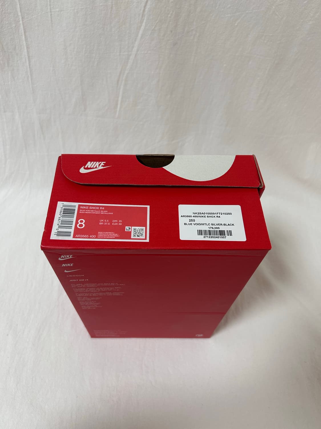 나이키 샥스 R4 네이비/실버 250mm 상품이미지7
