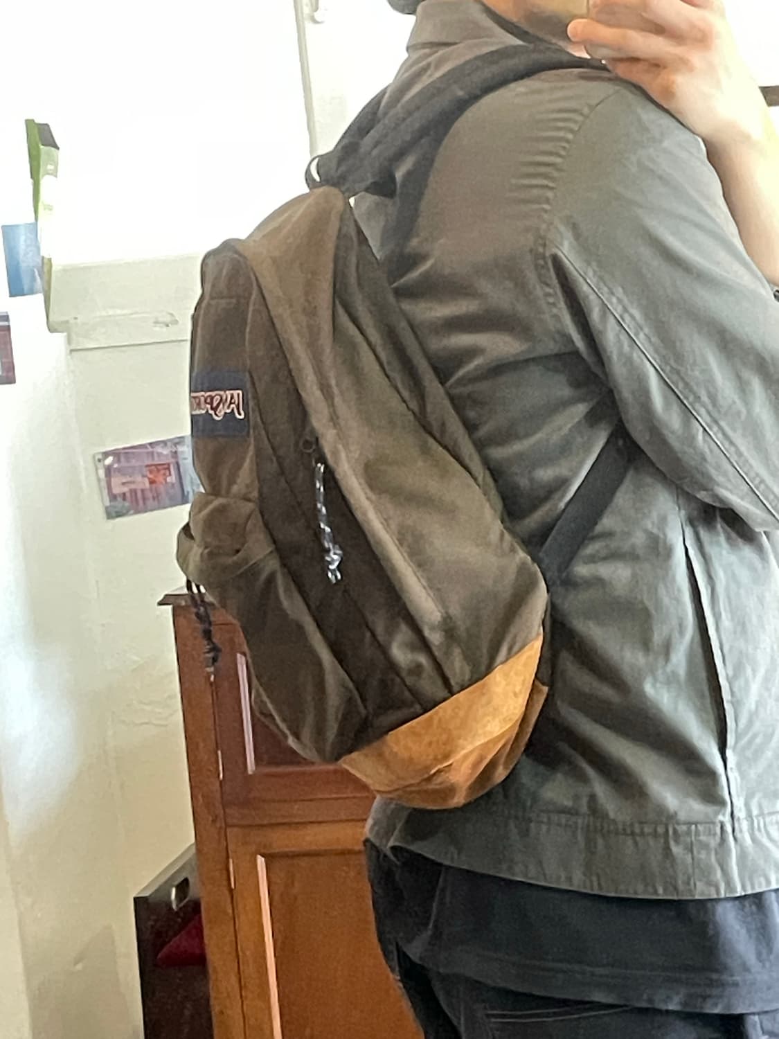 90년대 빈티지 잔스포츠 백팩 초코 브라운 상품이미지10