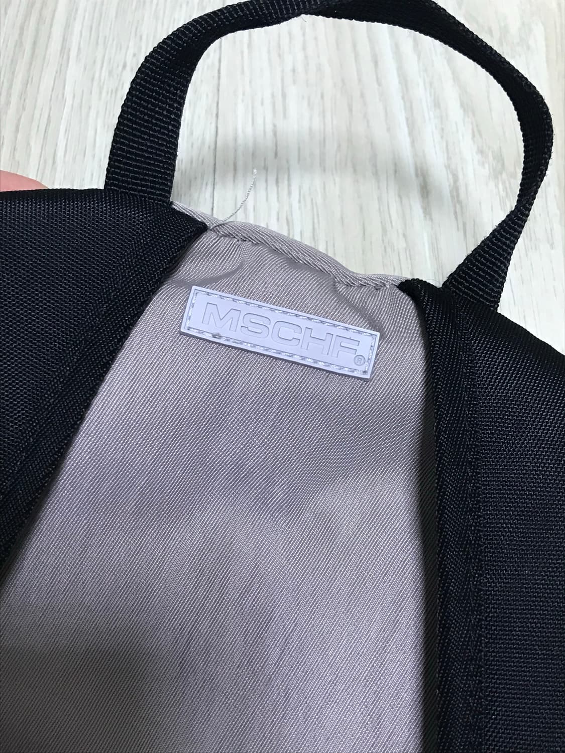 미스치프 롬버스백팩 핑크그레이 상품이미지5