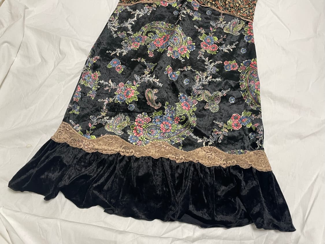 vintage velvet dress 상품이미지4