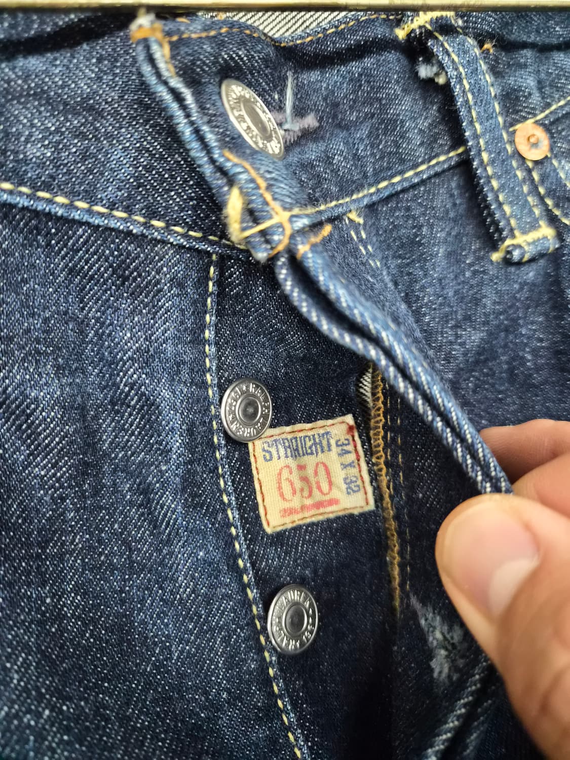 34x32) 폴로 랄프로렌 스트레이트 인디고 데님 팝니다 상품이미지3