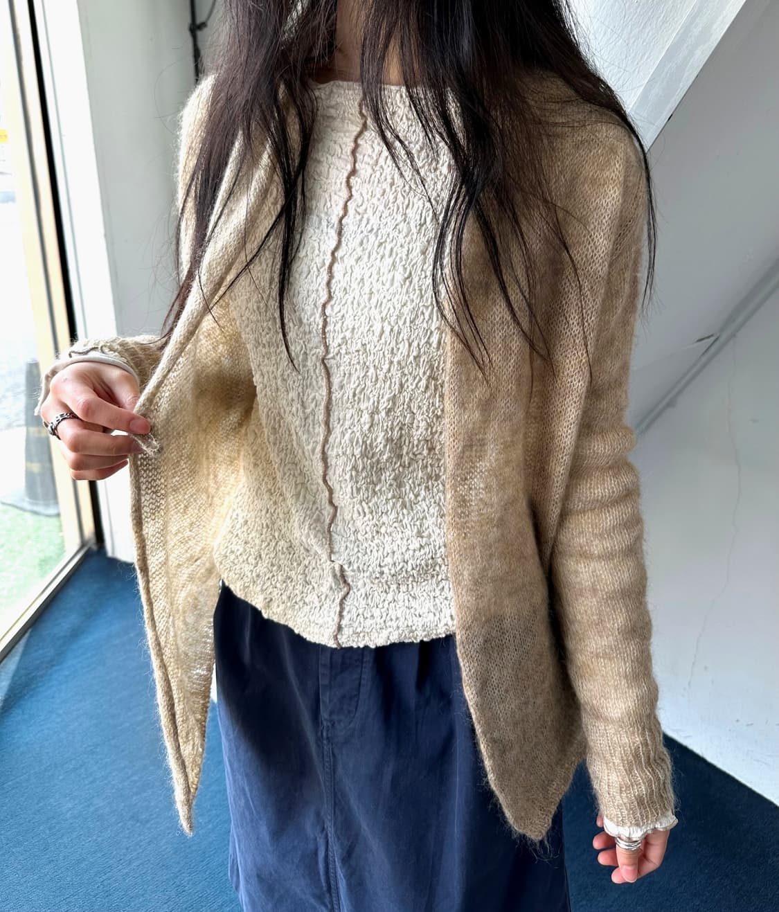 Shirred volume fabric design P/O 상품이미지4