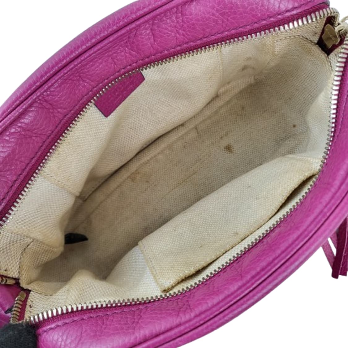 정품 구찌 소호 디스코백 마젠타 스몰 상품이미지10