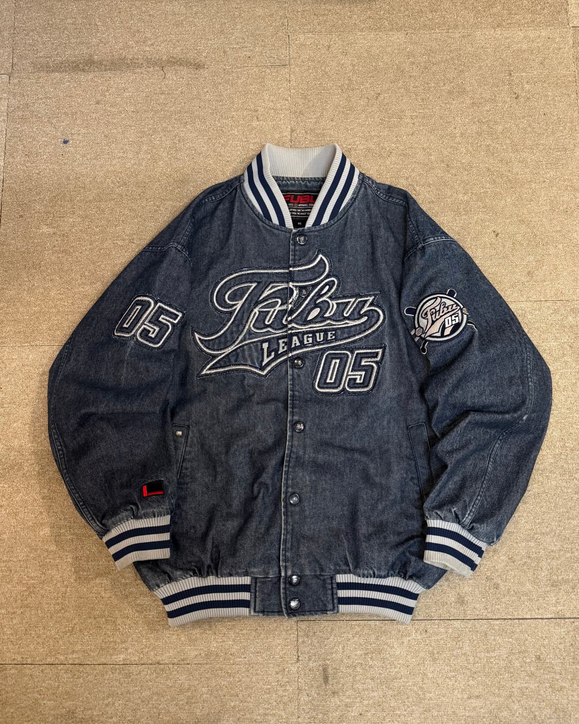 FUBU 90s 데님 바시티 자켓 상품이미지3