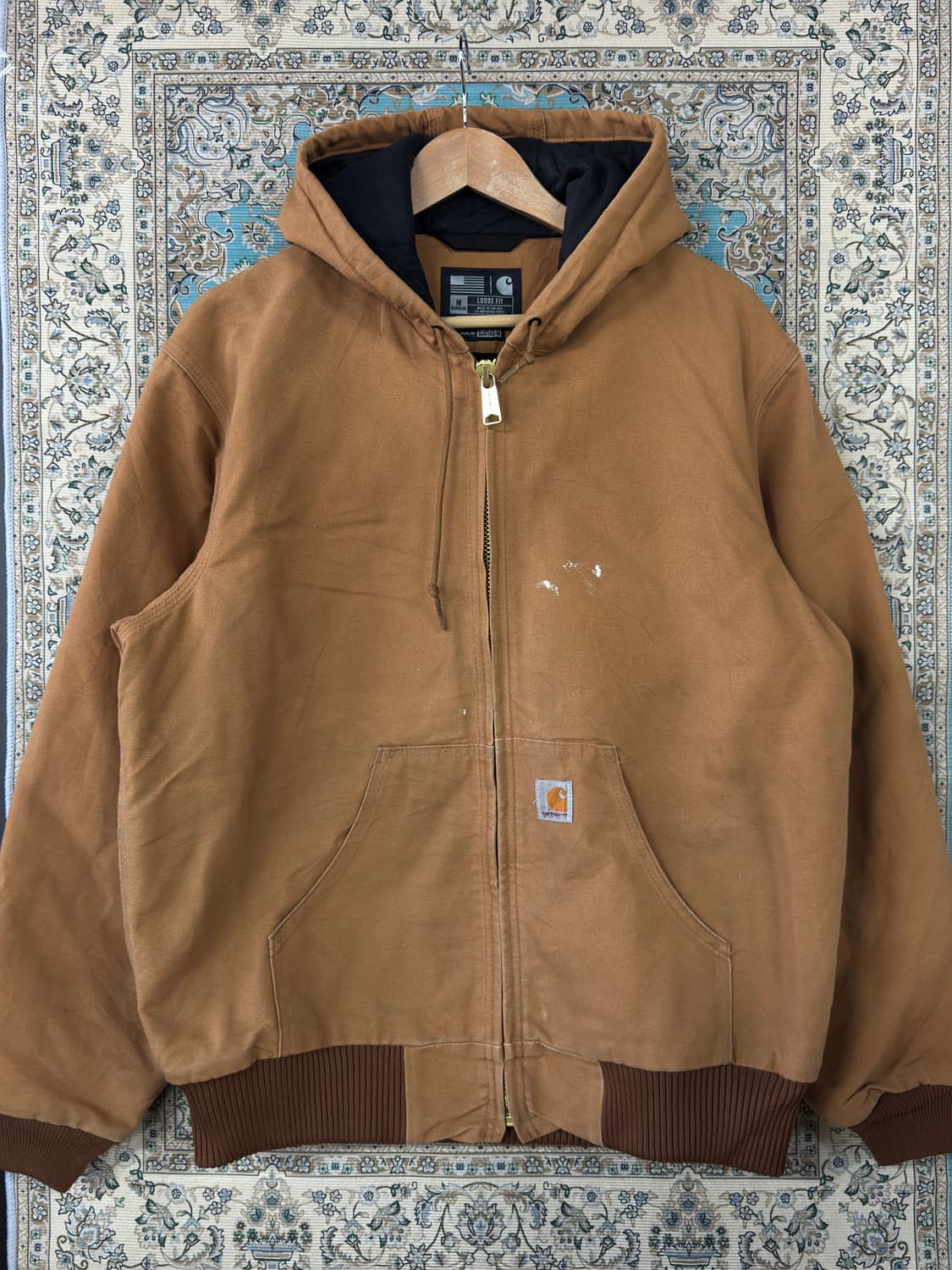 CARHARTT J140 USA 덕 액티브 후드자켓1635 상품이미지1
