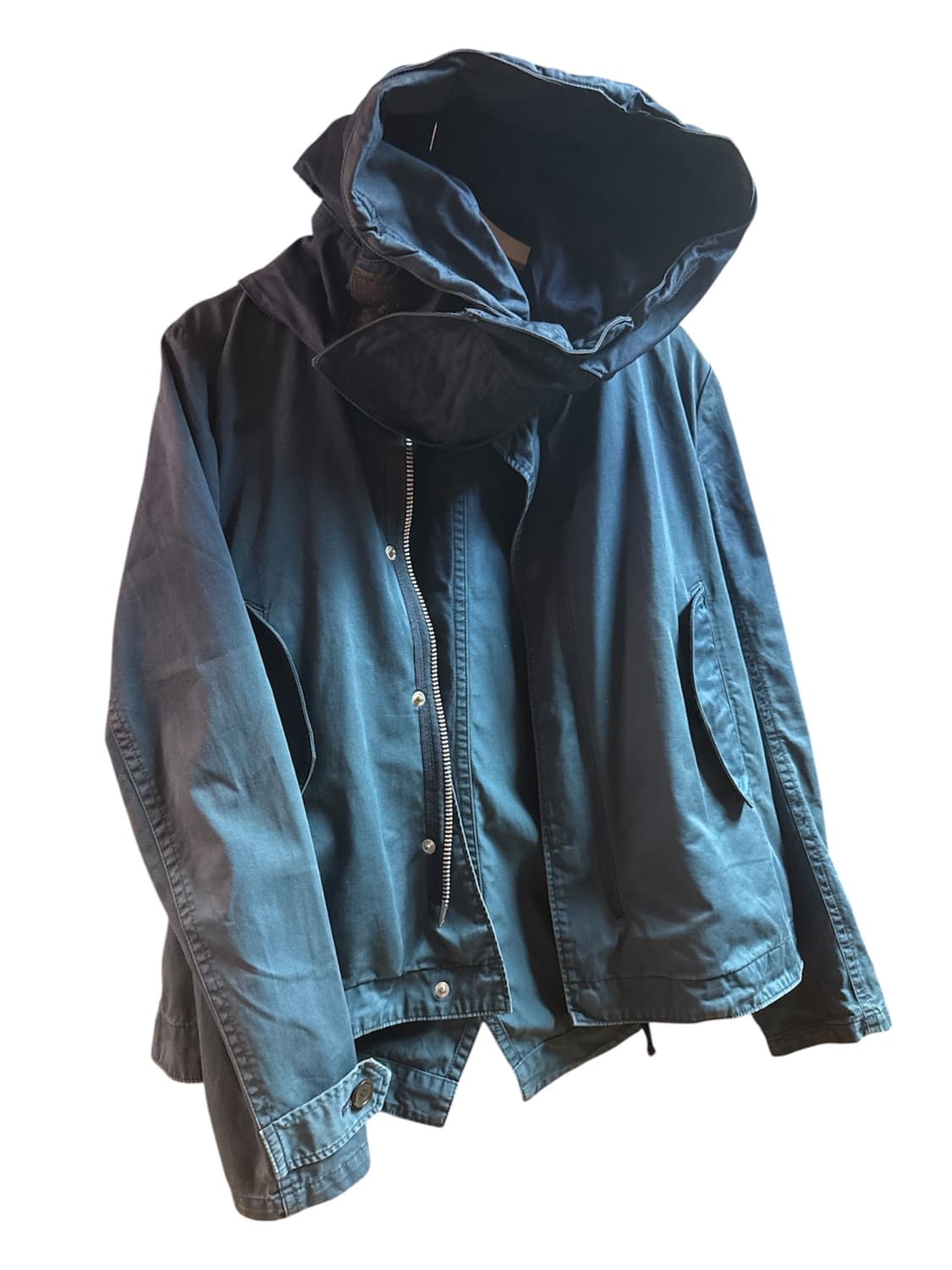 다이어트 부처 슬림 스킨 그라데이션 빅 후드 자켓 상품이미지5