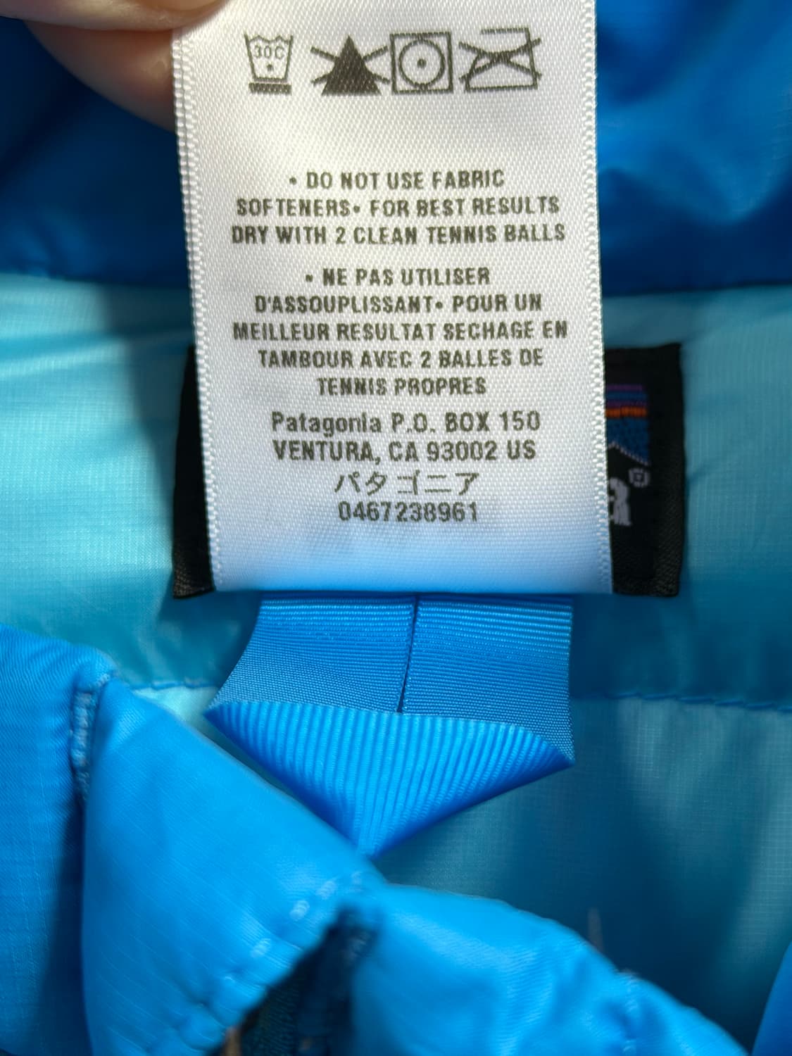 Patagonia 파타고니아 구스다운 경량패딩 블루 S 상품이미지3