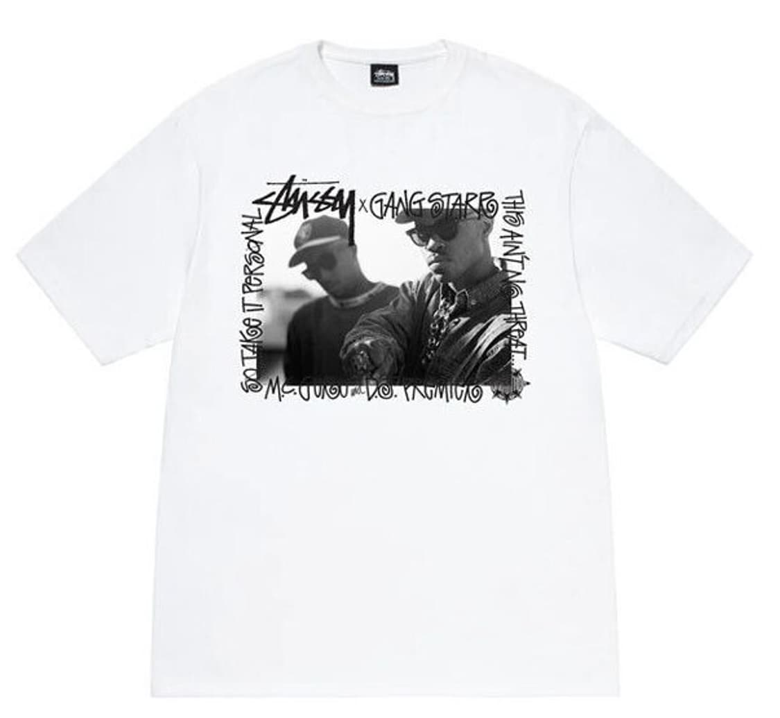 Stussy x Gang starr.. T-shirt White 상품이미지1