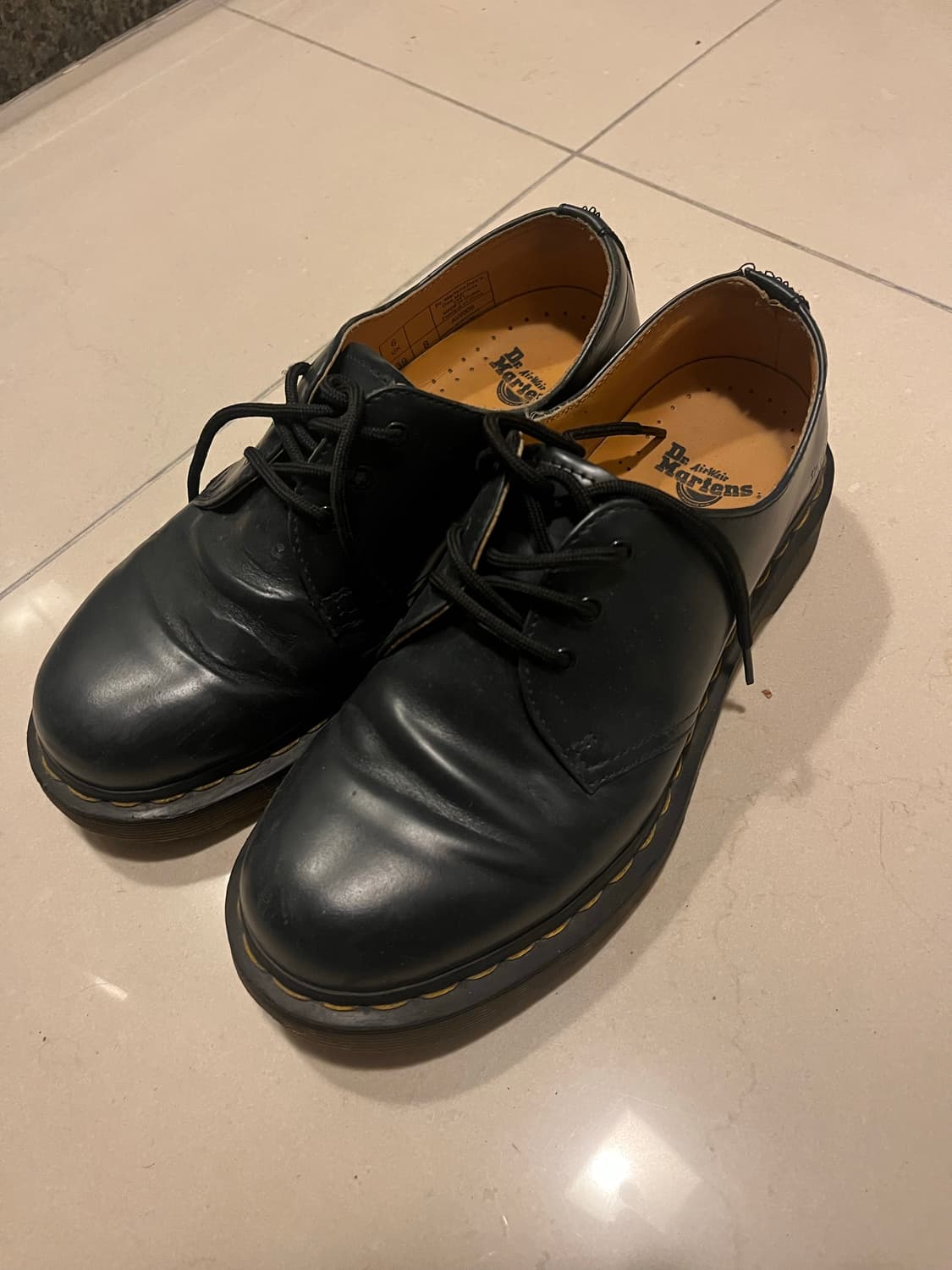 (39size) 닥터마틴 3홀 더비 블루 상품이미지1