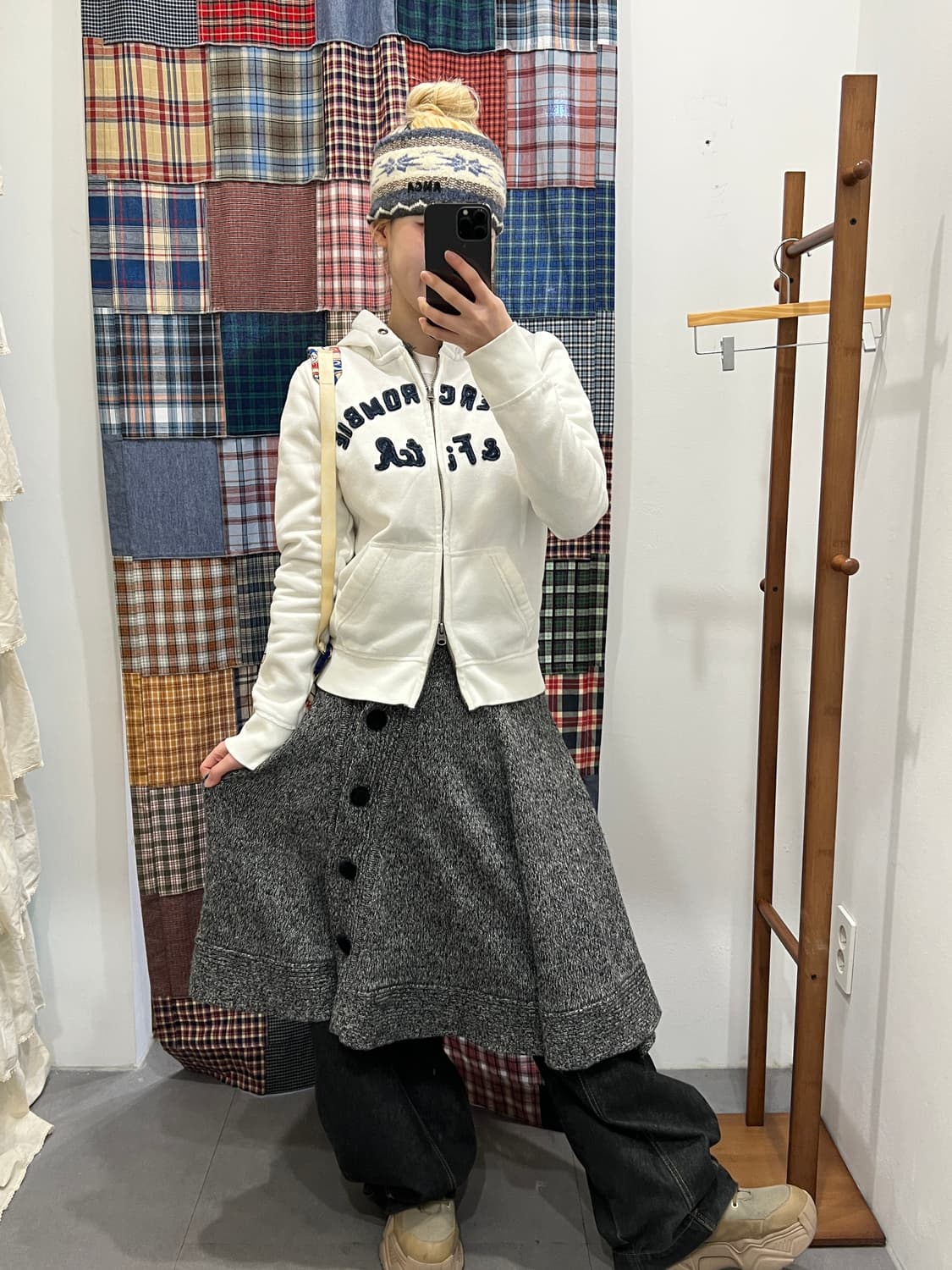 아베크롬비 화이트 후드집업 상품이미지2