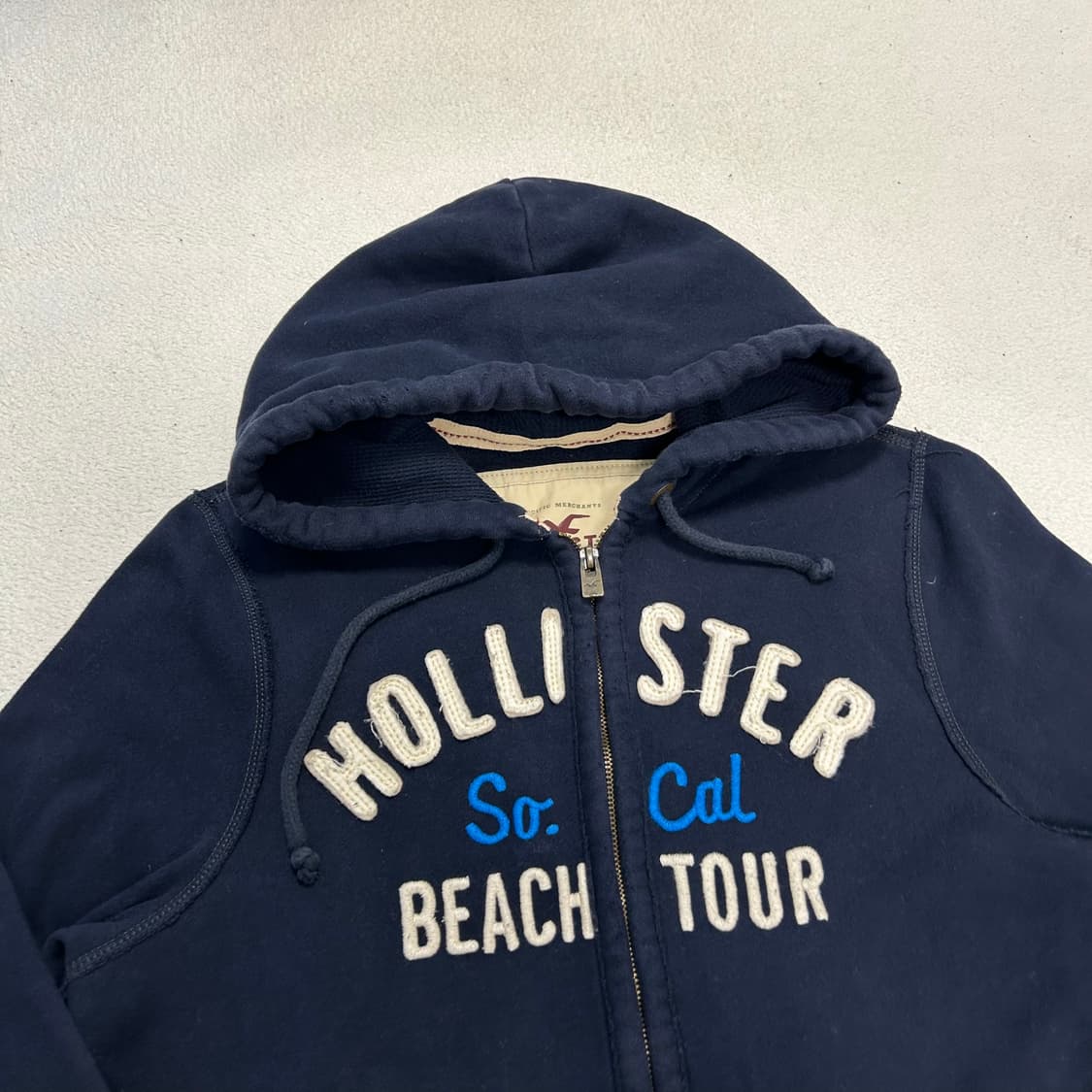 Hollister Navy Zip-up Hoodie 상품이미지5