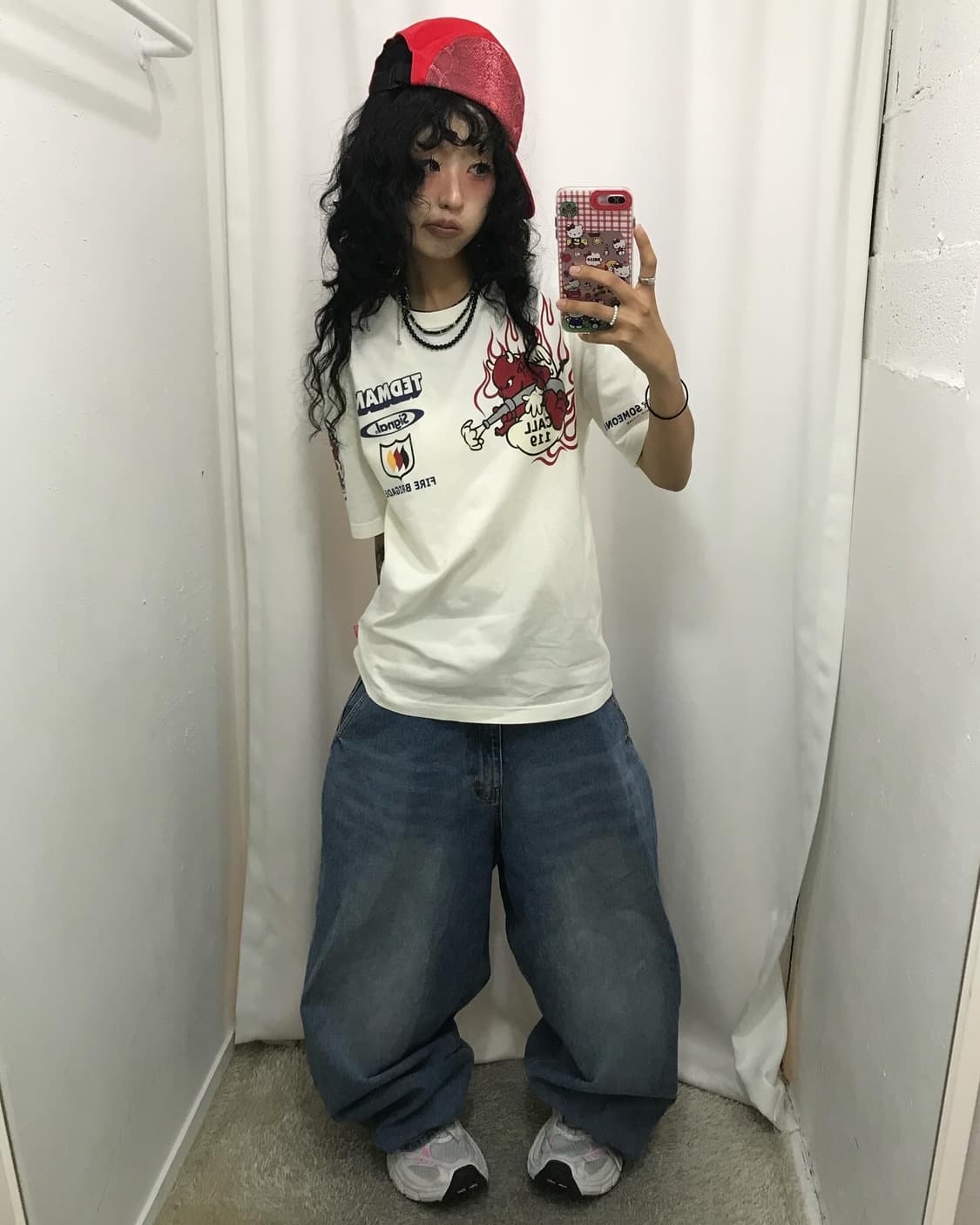Ted Company Devil Printing T-shirt 상품이미지2