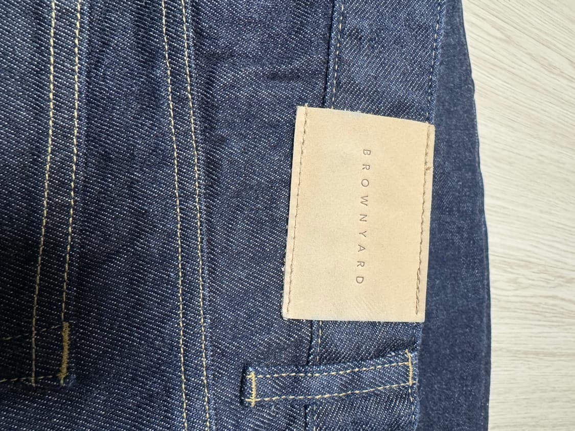 (택제거새상품) 브라운야드 생지 데님 상품이미지2