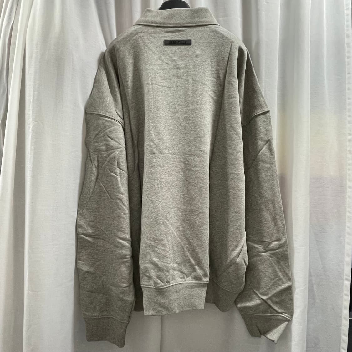 피어오브갓 에센셜/ 체스트 로고 폴로 티셔츠 헤더 오트밀/ L 상품이미지2