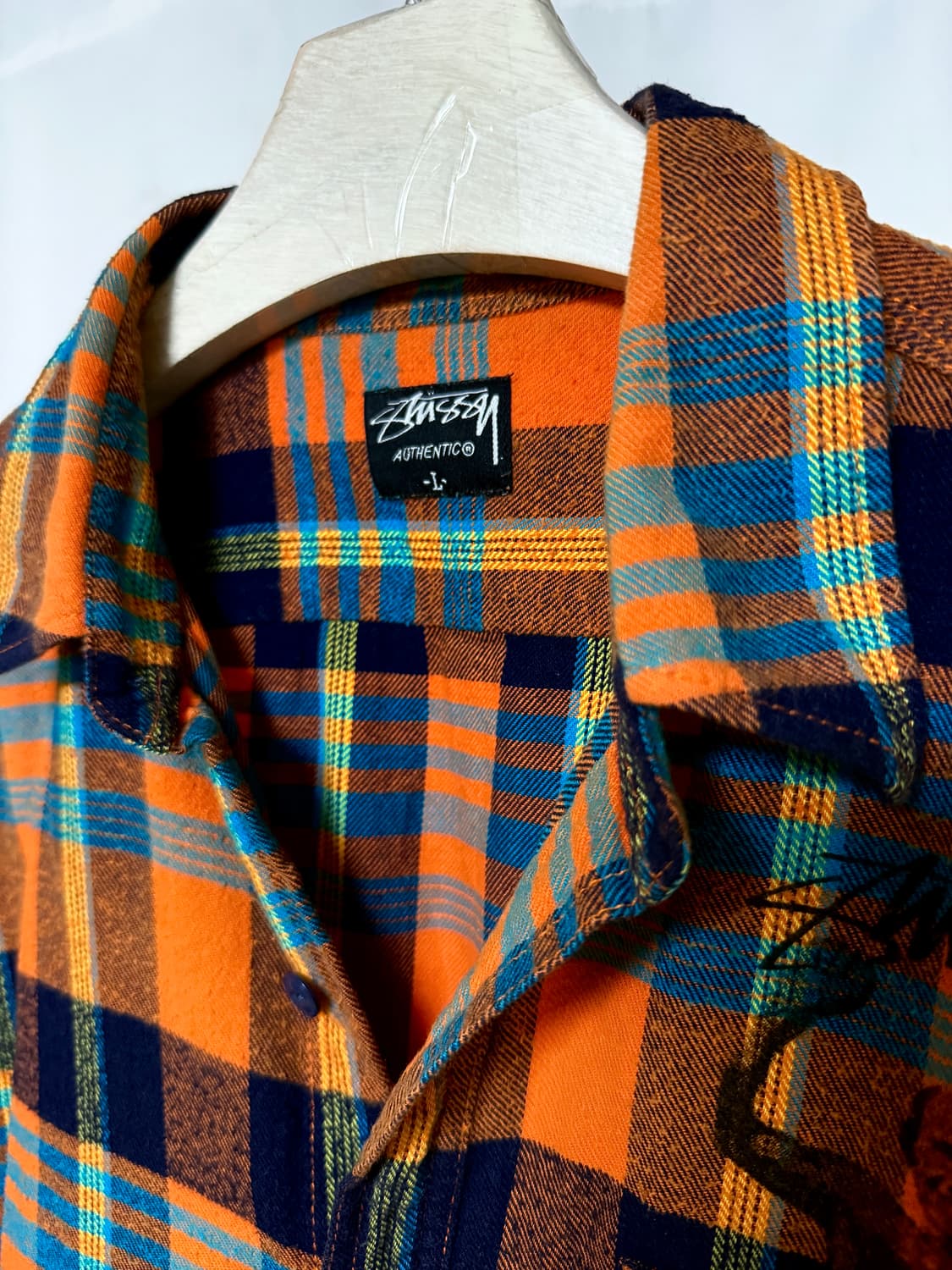 스투시 03s 시그니처 멀티 타탄체크 페이스 셔츠 상품이미지4