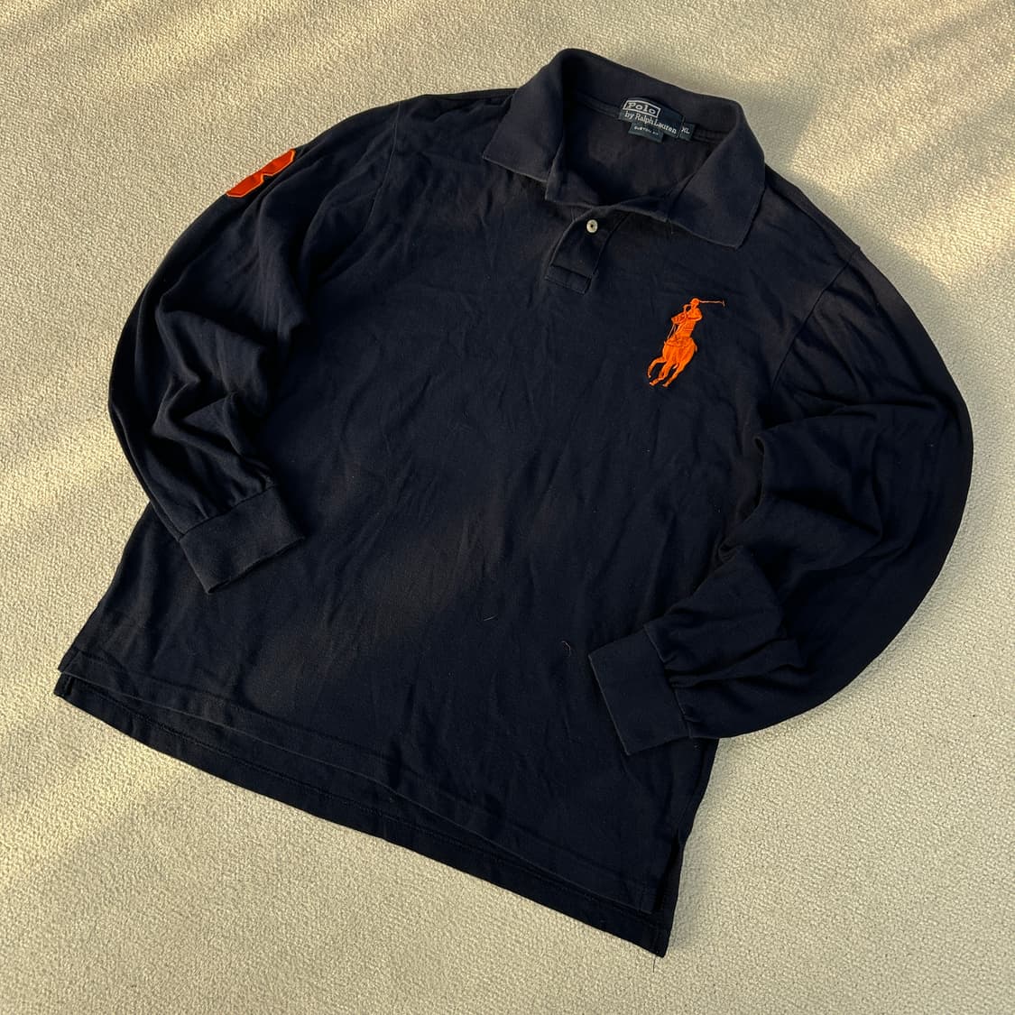 폴로 랄프로렌 네이비 롱슬리브 카라티 XL 상품이미지1