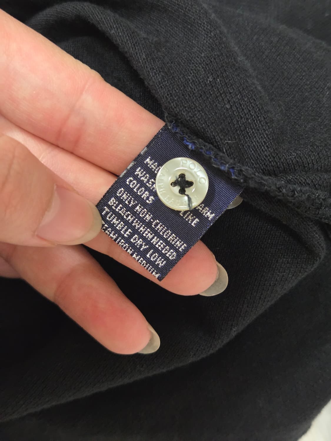 폴로 빅포니 블랙 카라반팔 M 김하온 빅포니 (단추텍) 상품이미지6