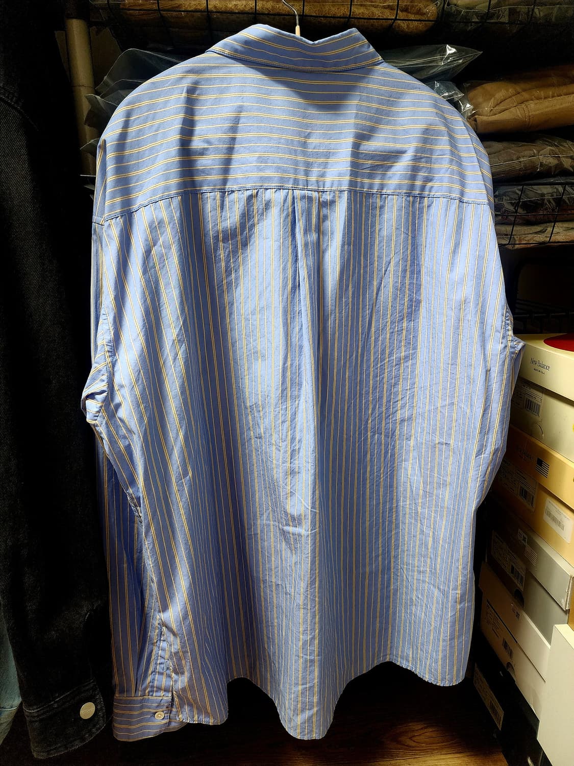 [4] 블랭크룸 스트라이프 셔츠 재스퍼 블루 상품이미지4