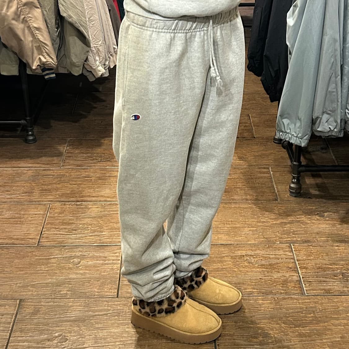 [HI] 챔피온 조거 트레이닝 팬츠 그레이 상품이미지3