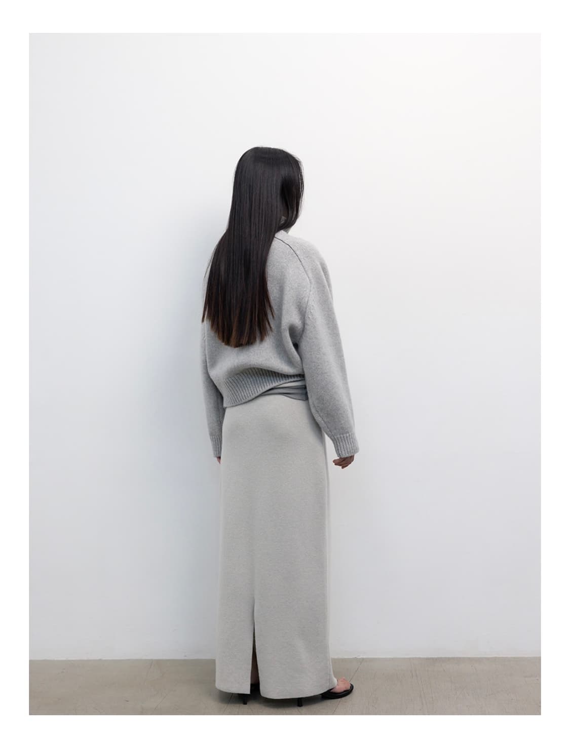 LE917. STRING STRAIGHT KNIT SKIRT 상품이미지4