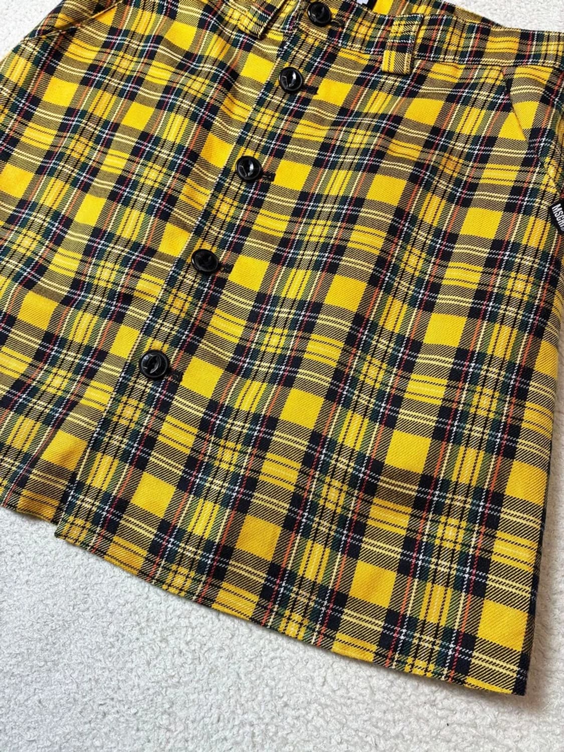 미스치프 MSCHF 타탄체크 버튼업 미니 스커트 PN7417 상품이미지5