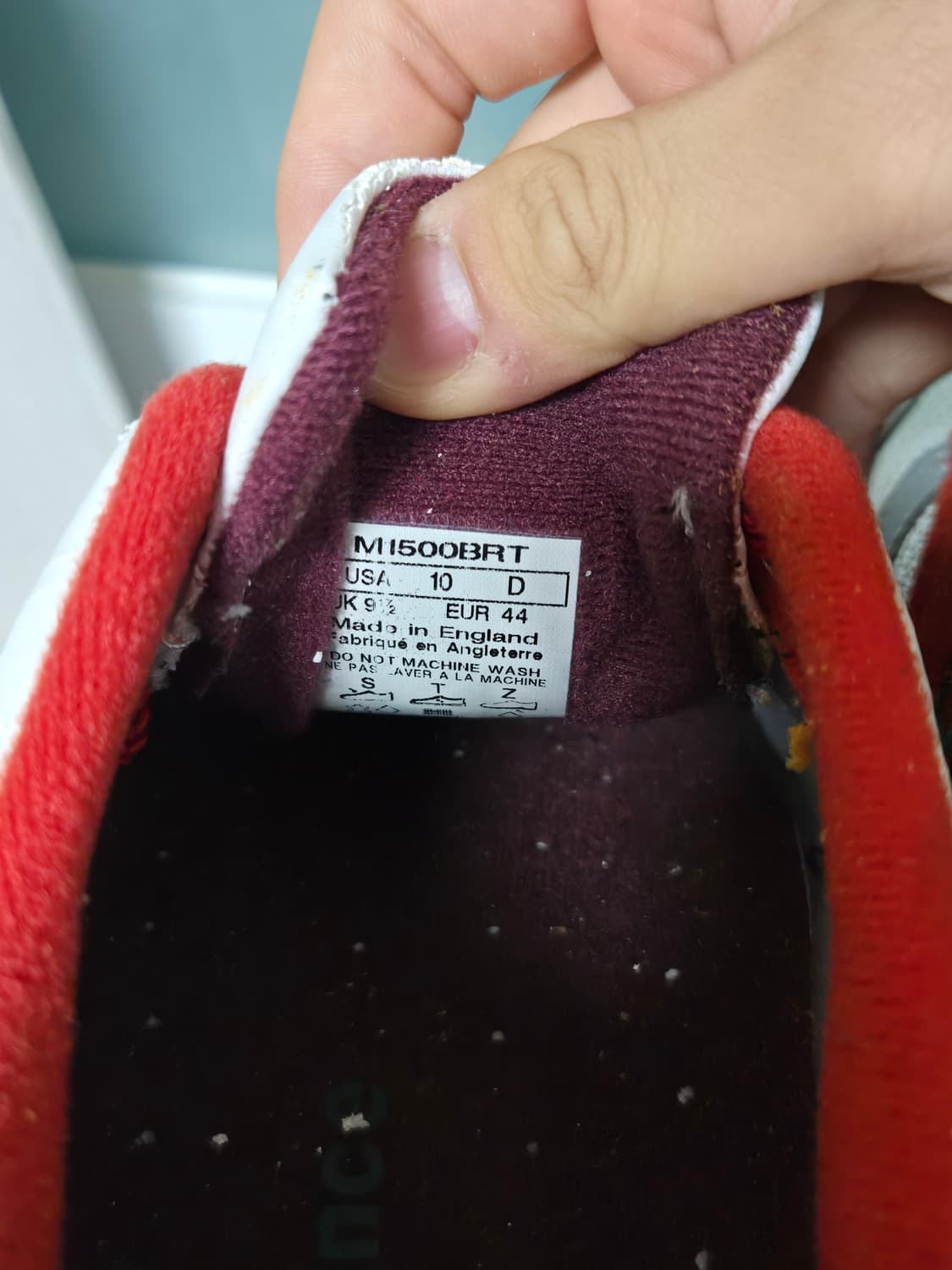 [280] 뉴발란스 1500 버건디 오렌지 [Made in UK] 상품이미지4