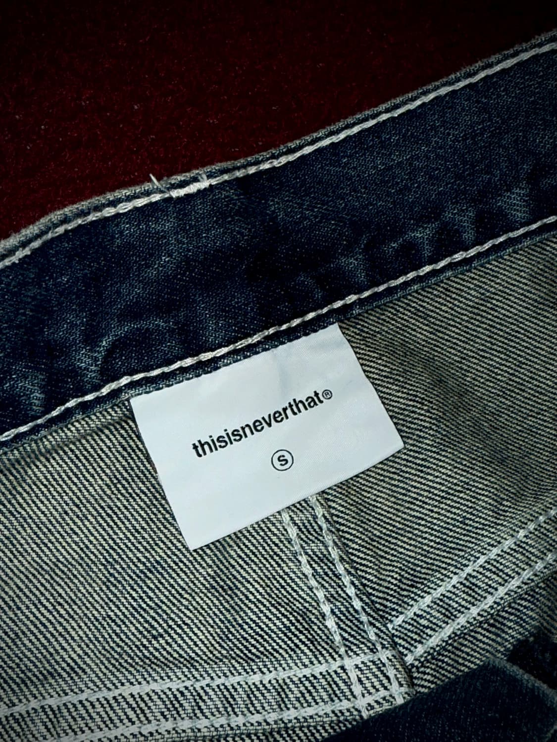 디스이즈네버댓 더블니 데님팬츠 S 상품이미지9