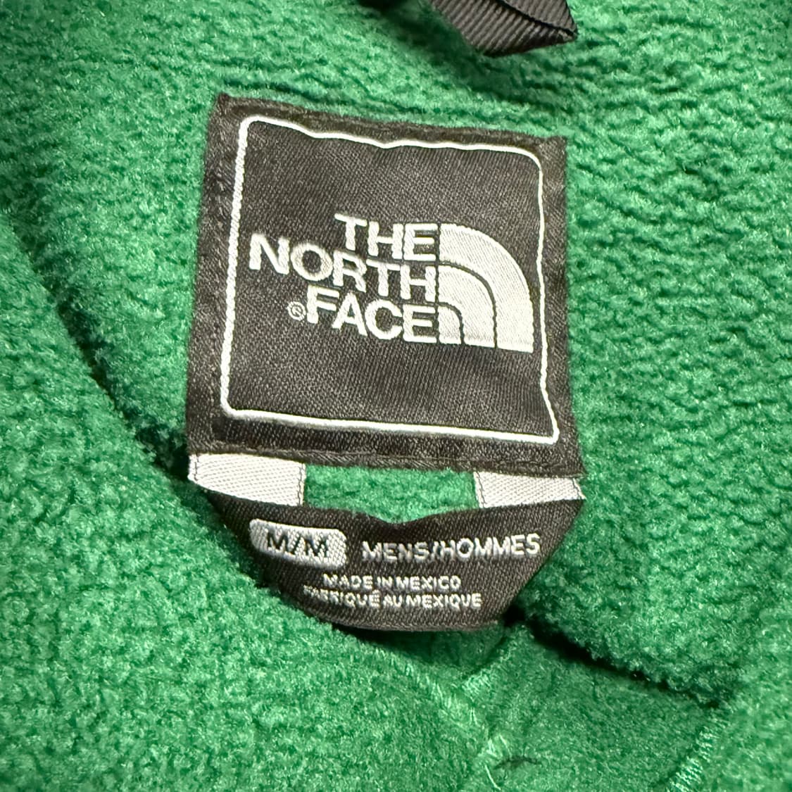 [정품/M] 노스페이스 그린 블랙 플리스 자켓 b19 상품이미지5