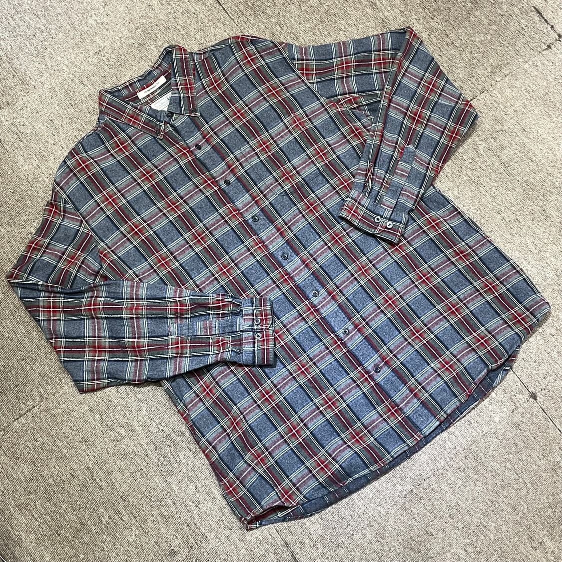 (XL) L.L.Bean 엘엘빈 플란넬 체크 셔츠 상품이미지1