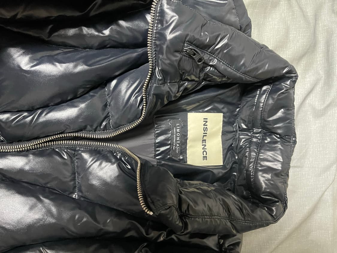 인사일런스 웨이브 라인 다운 자켓 블랙 s 상품이미지4