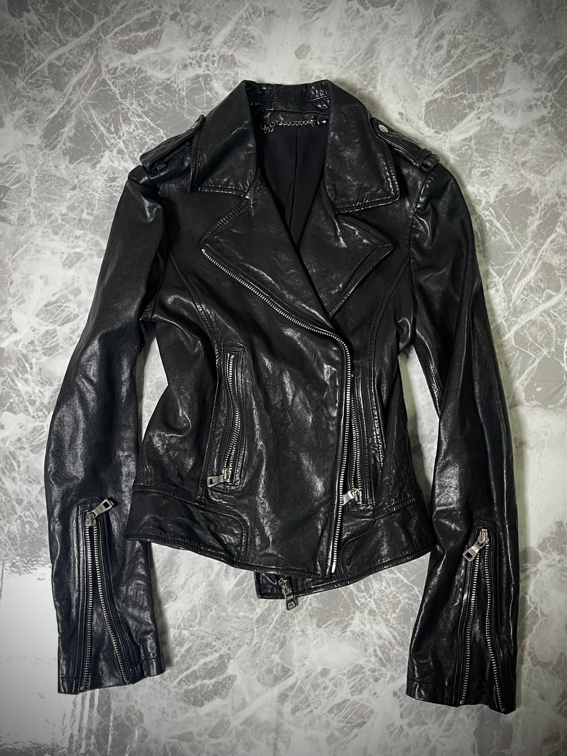 (Unknown)sheepskin rider jacket 상품이미지1