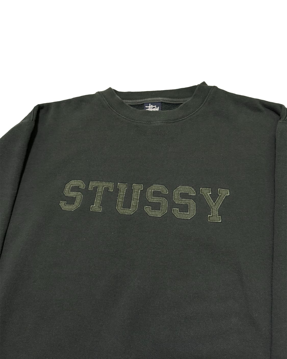 90‘s 올드 스투시 칼리지 스웻 크루넥 상품이미지2