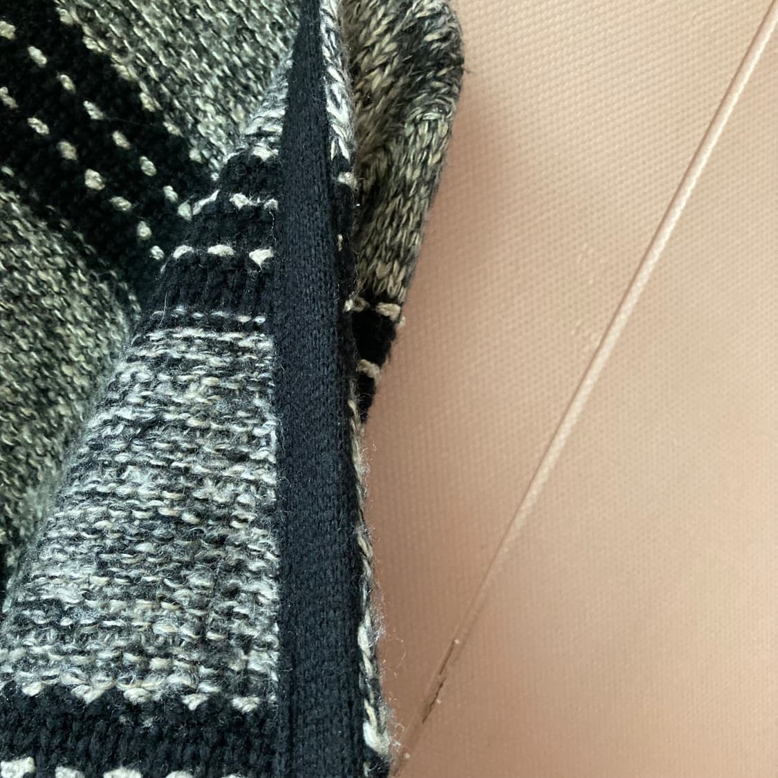 도톰 루즈핏 롱 니트 가디건 (총장 90 / 가슴 50) 상품이미지5