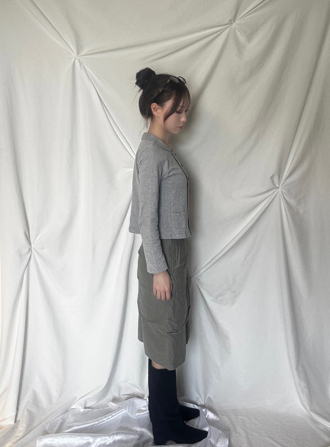 MAMAIKUKO DE PARIS 더블버튼 가디건 상품이미지4