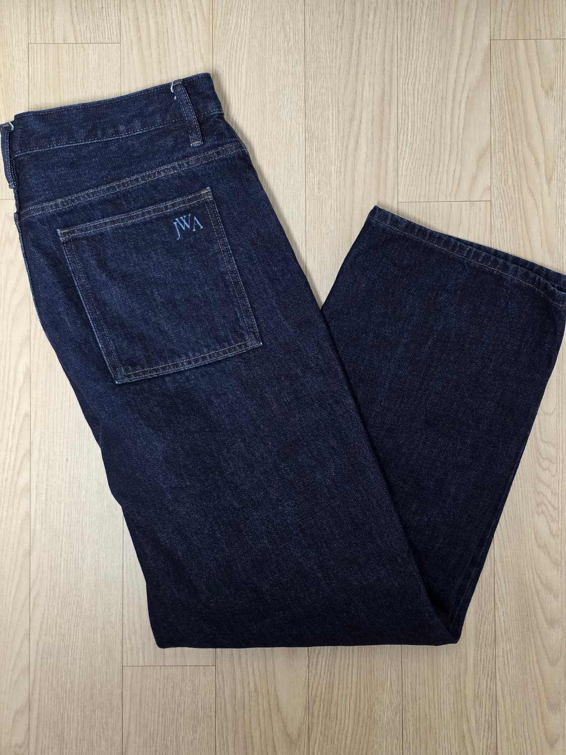 유니클로 JW 앤더슨 스트레이트진 68블루 33사이즈 상품이미지1