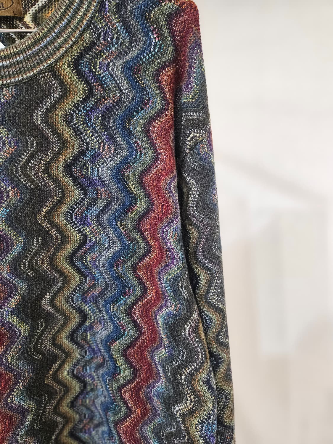 미쏘니 울 패턴 니트 상품이미지4