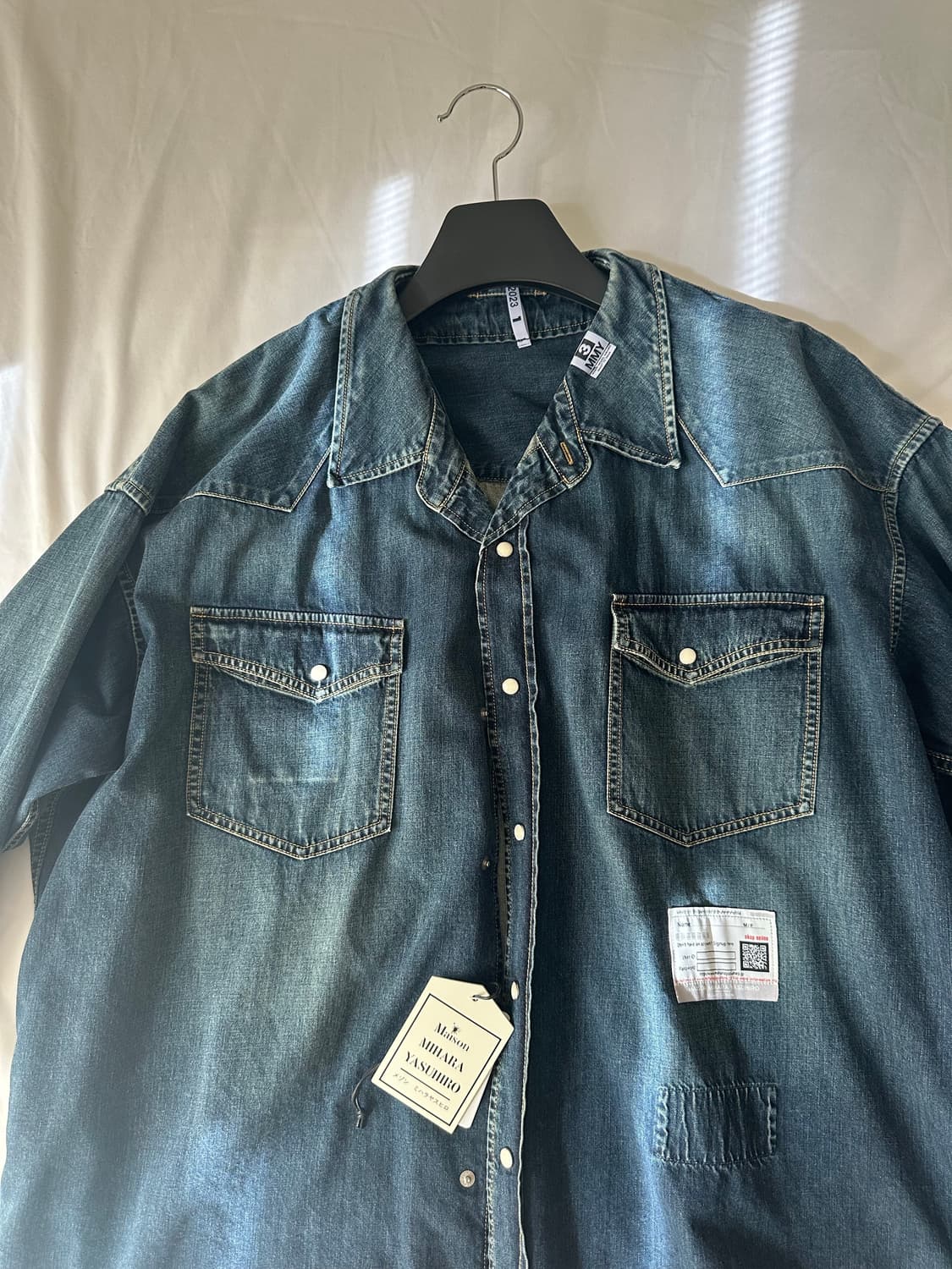 Fake layered danim(Indigo) 상품이미지1