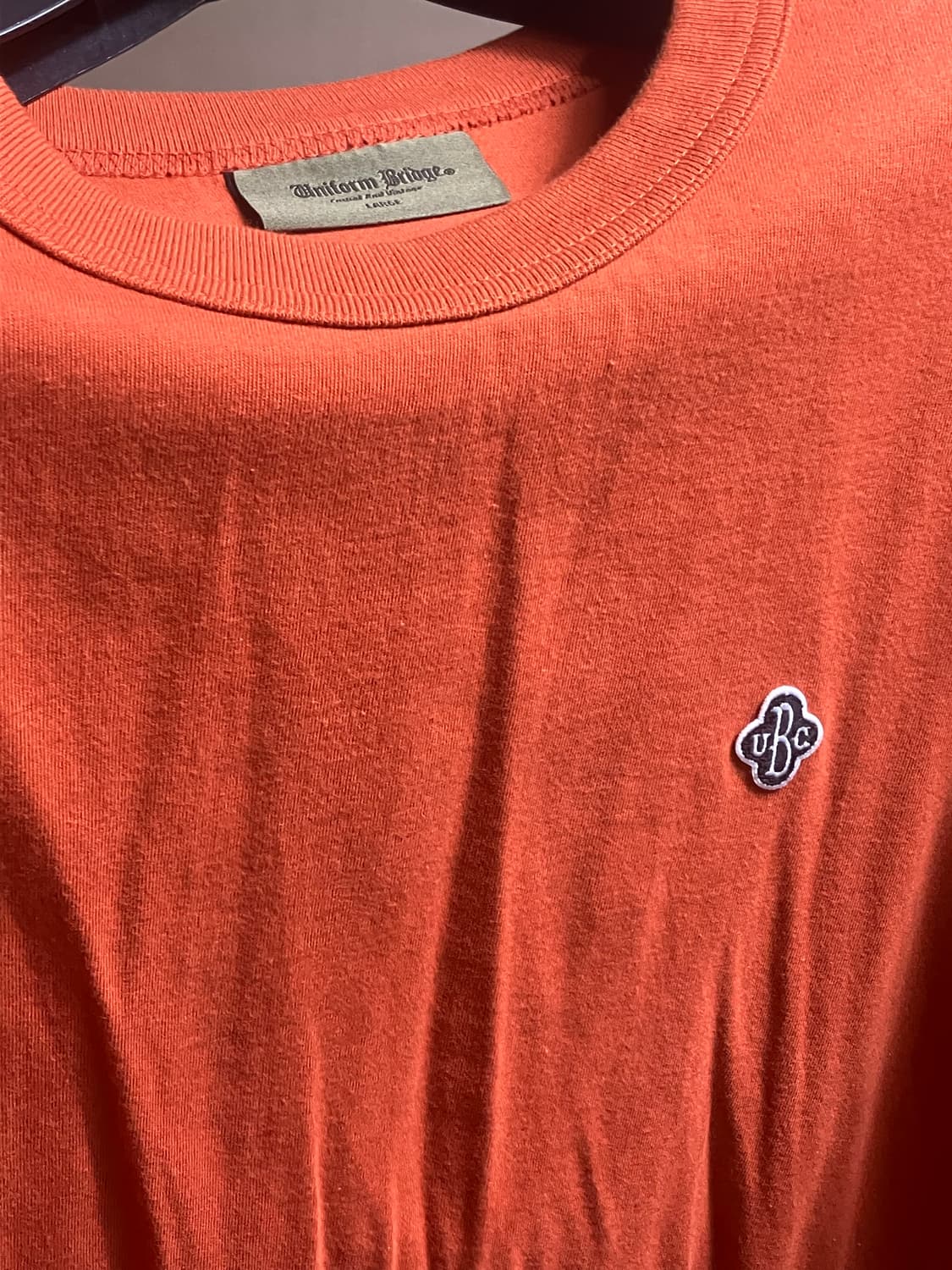 유니폼브릿지 - UBC 베이식 티셔츠 (오렌지) 상품이미지5