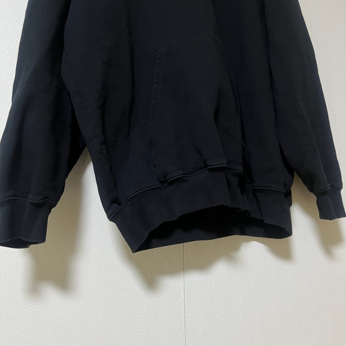 발렌시아가 레인보우 월계수 후드티 xl 상품이미지3