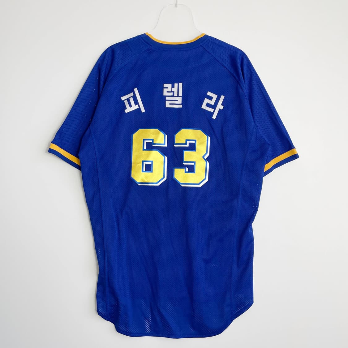 B2 삼성 라이온즈X카카오 피렐라 유니폼 져지 반팔 110사이즈 상품이미지3
