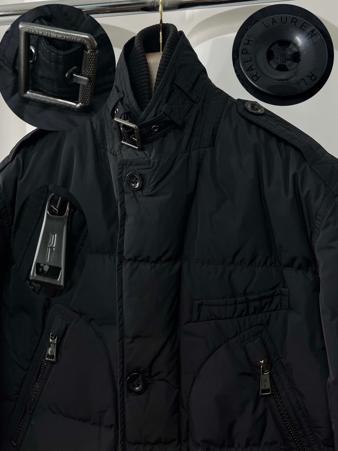 폴로 랄프로렌 블랙 유틸리티 모호크 패디드 다운 필드 자켓 상품이미지4