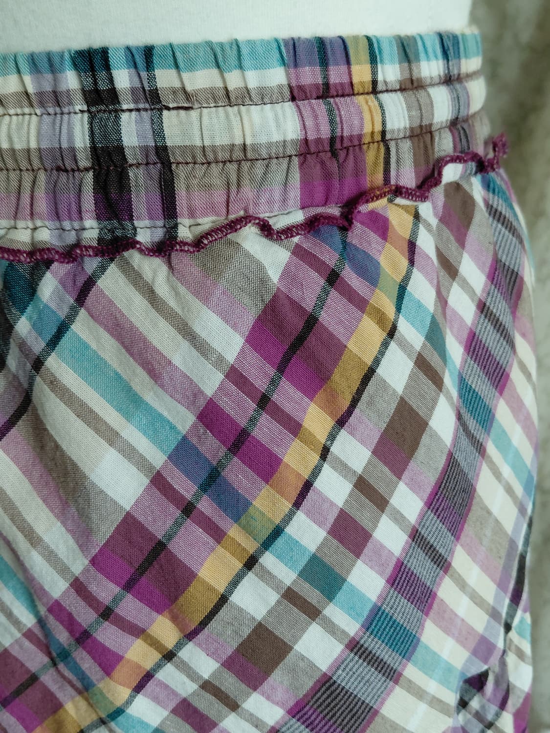 [빈티지] 써스데이아일랜드 체크 캉캉 롱 스커트 모리걸 상품이미지4